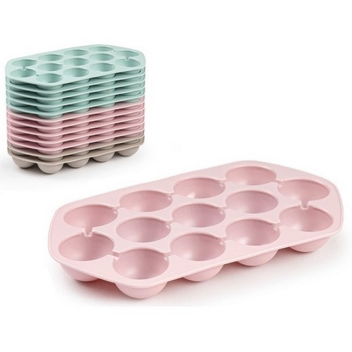 CUBITERA FLEXIBLE 13 CUBITOS REDONDOS COLORES SURT